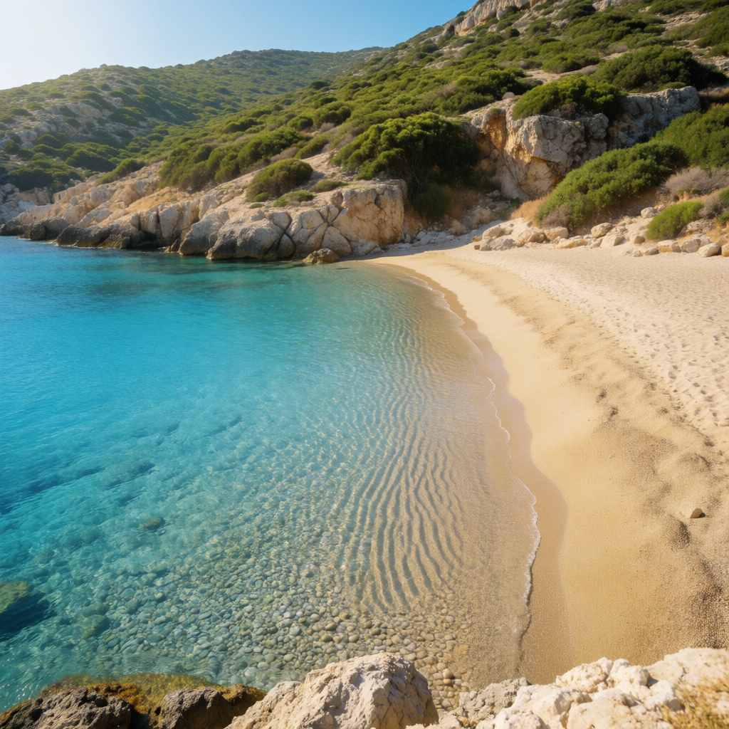 Παραλία φυσικού κάλλους στην Ελλάδα για naturist τουρισμό
