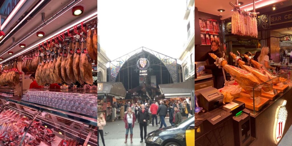Mercat de la Boqueria Βαρκελώνη — φρέσκα προϊόντα και χρώματα