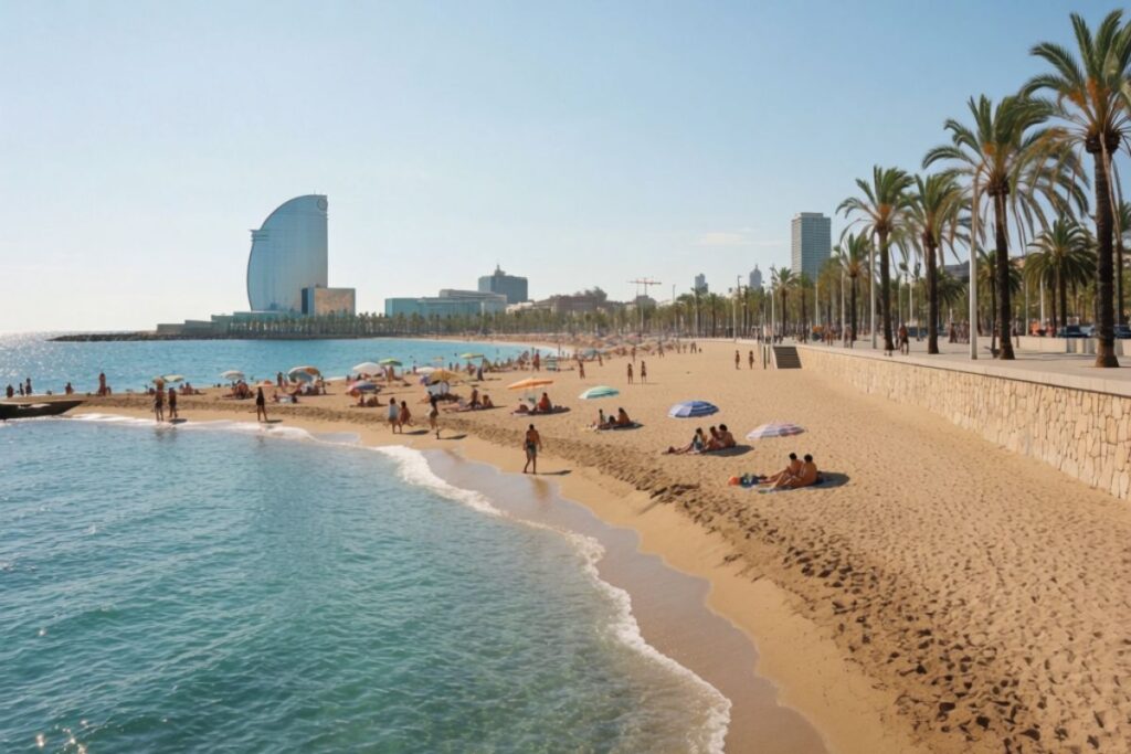 Παραλίες Βαρκελώνης - Barceloneta Beach