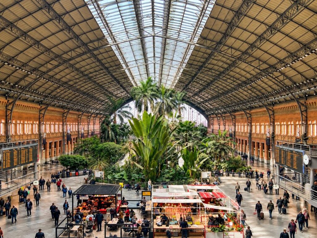 Σιδηροδρομικός σταθμός Atocha στη Μαδρίτη