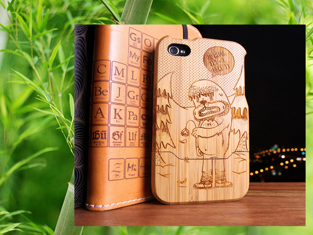 μπαμπού θήκες για iphone και ipad